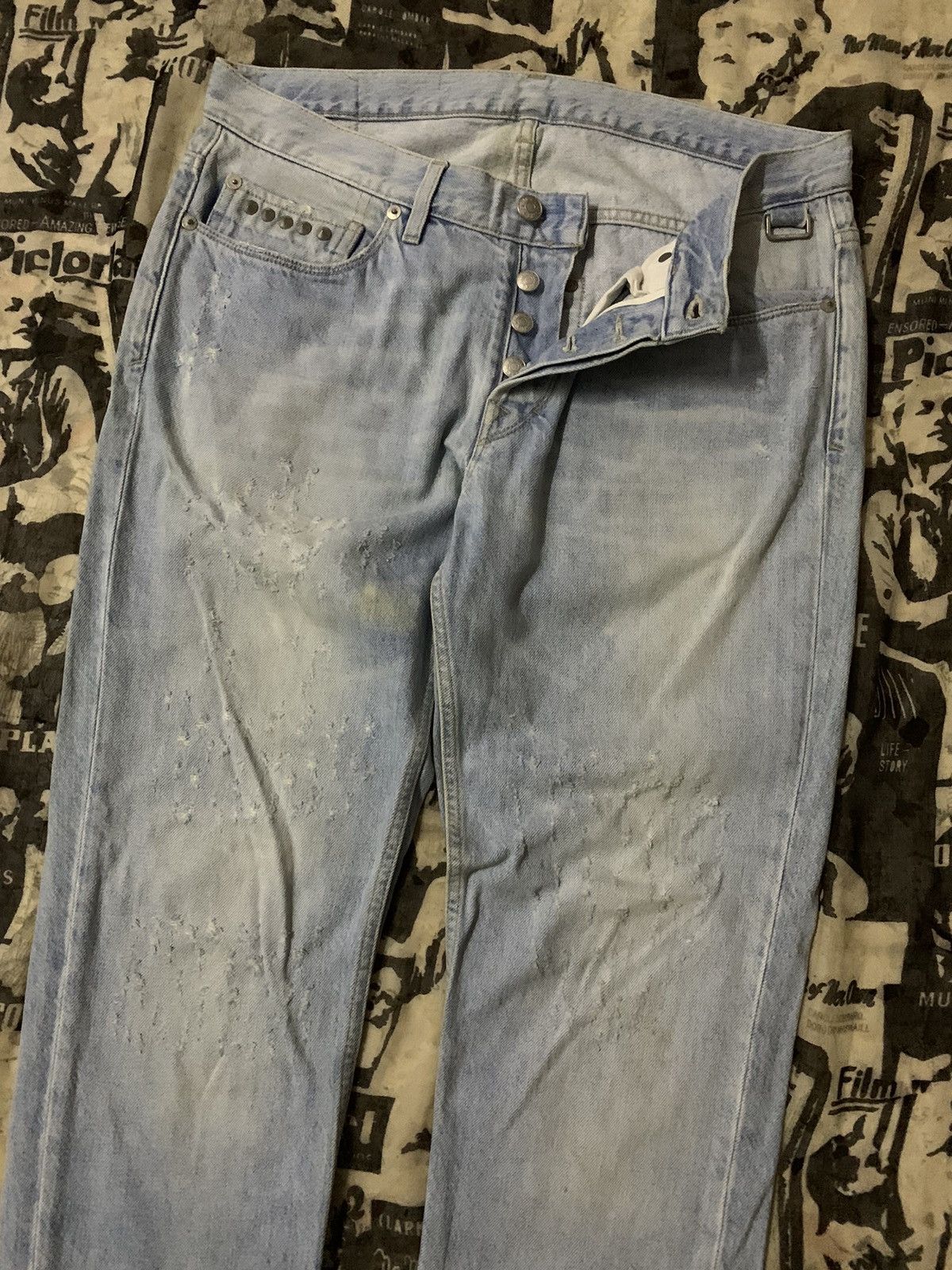 Zadig & Voltaire 💥Avant Garde Zadig&Voltaire Dustin Destroy Denim Size US 32 / EU 48 - 6 Thumbnail