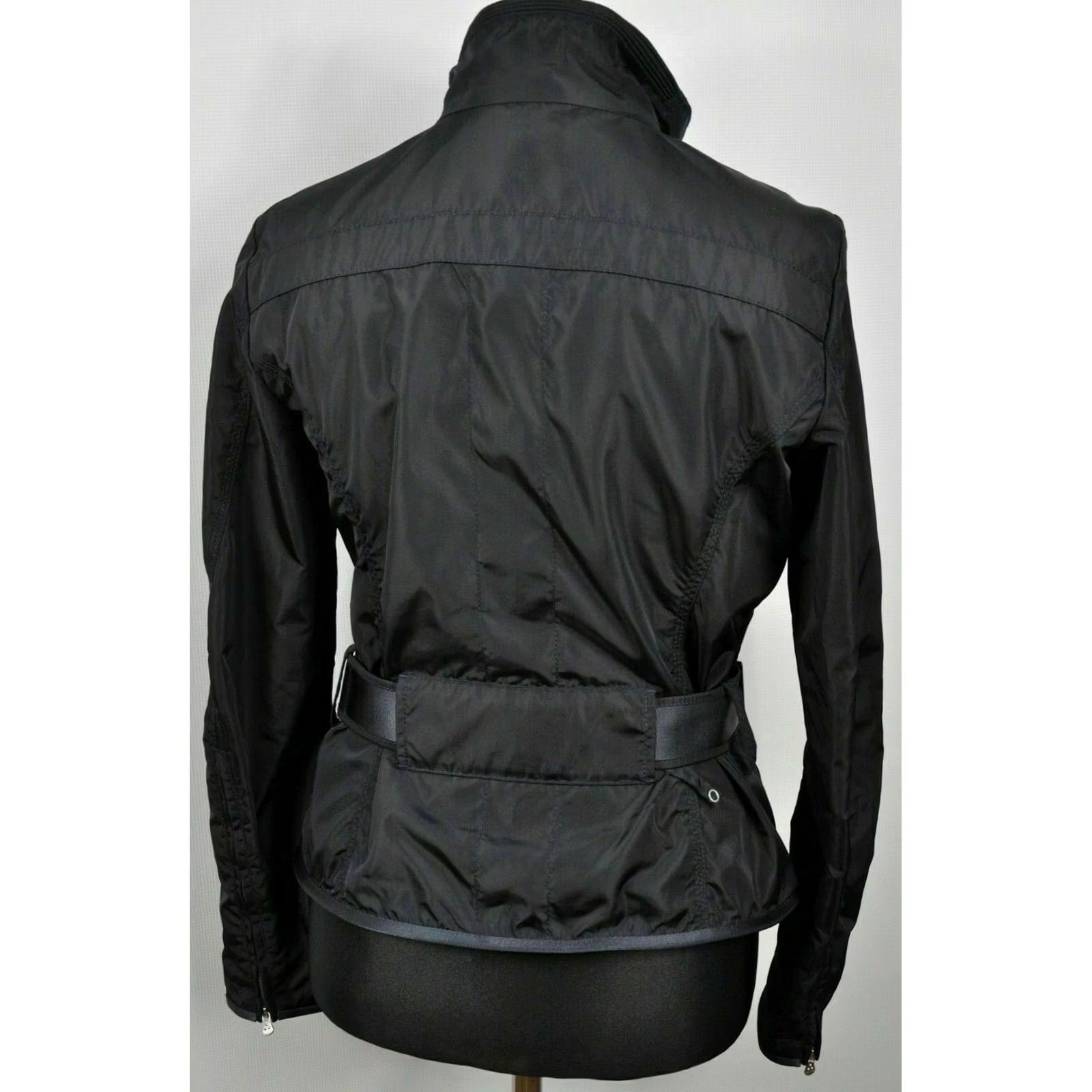 Peuterey Peuterey Women's Trench Coat Short Nylon Navy 46 XS? Size 32" / US 10 / IT 46 - 4 Thumbnail