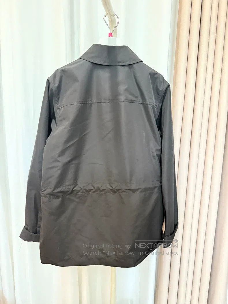 Hermes Hermes black waist drawstring long sleeve windbreaker jack Size XS / US 0-2 / IT 36-38 - 2 Thumbnail