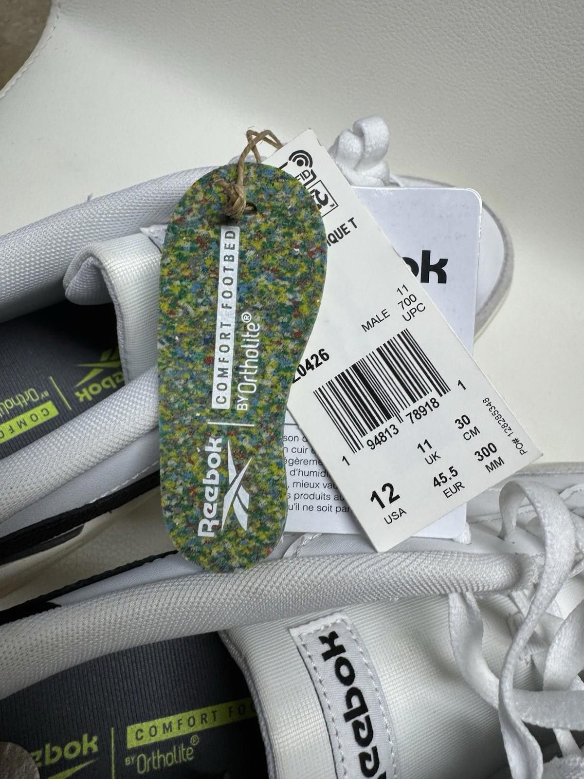 Reebok Size 12 - Reebok Royal Techque T White Size US 12 / IT 42 - 5 Thumbnail