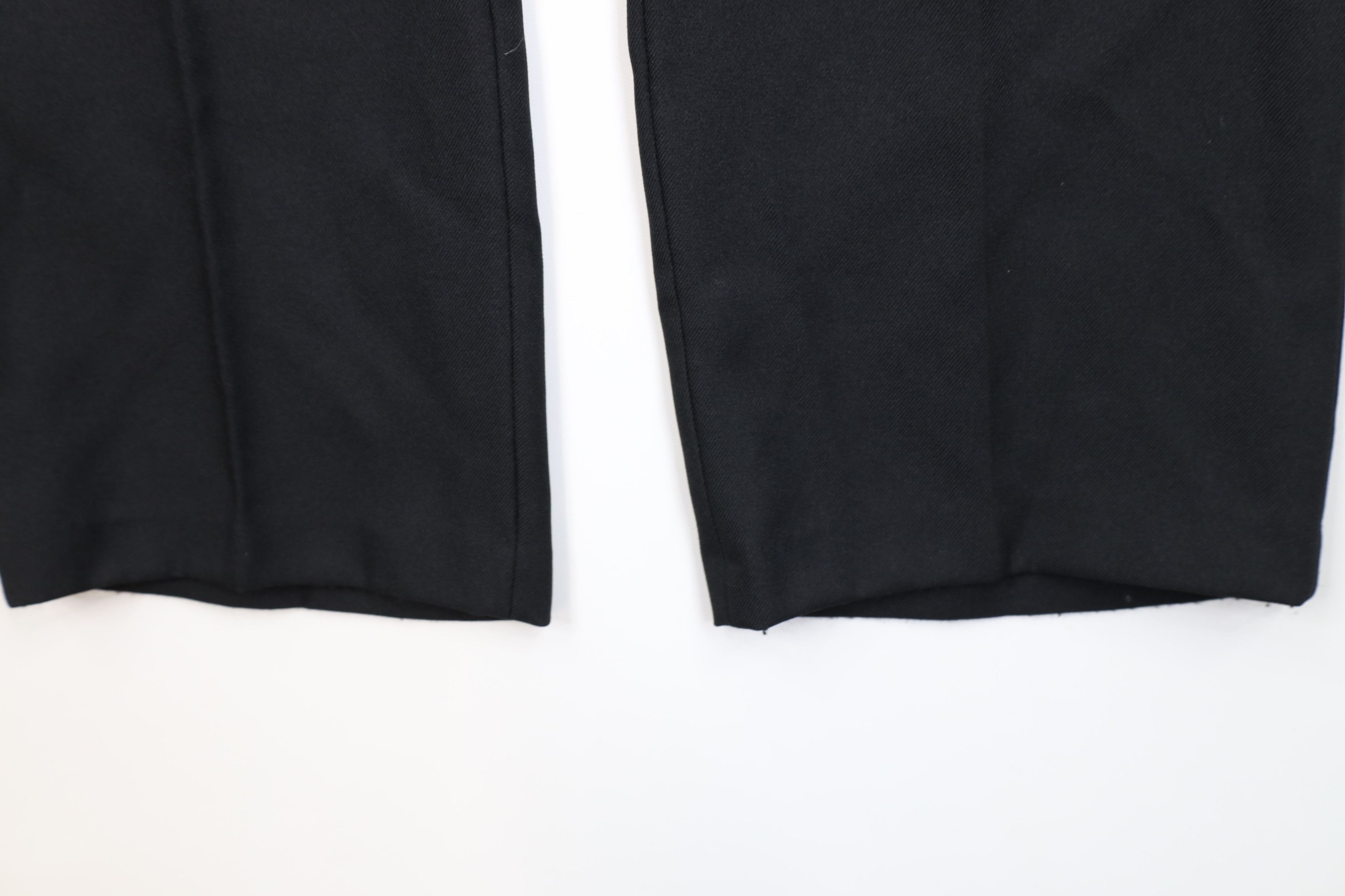 Vintage Vintage 70s Streetwear Knit Wide Leg Chino Pants Black USA Size US 40 / EU 56 - 5 Thumbnail