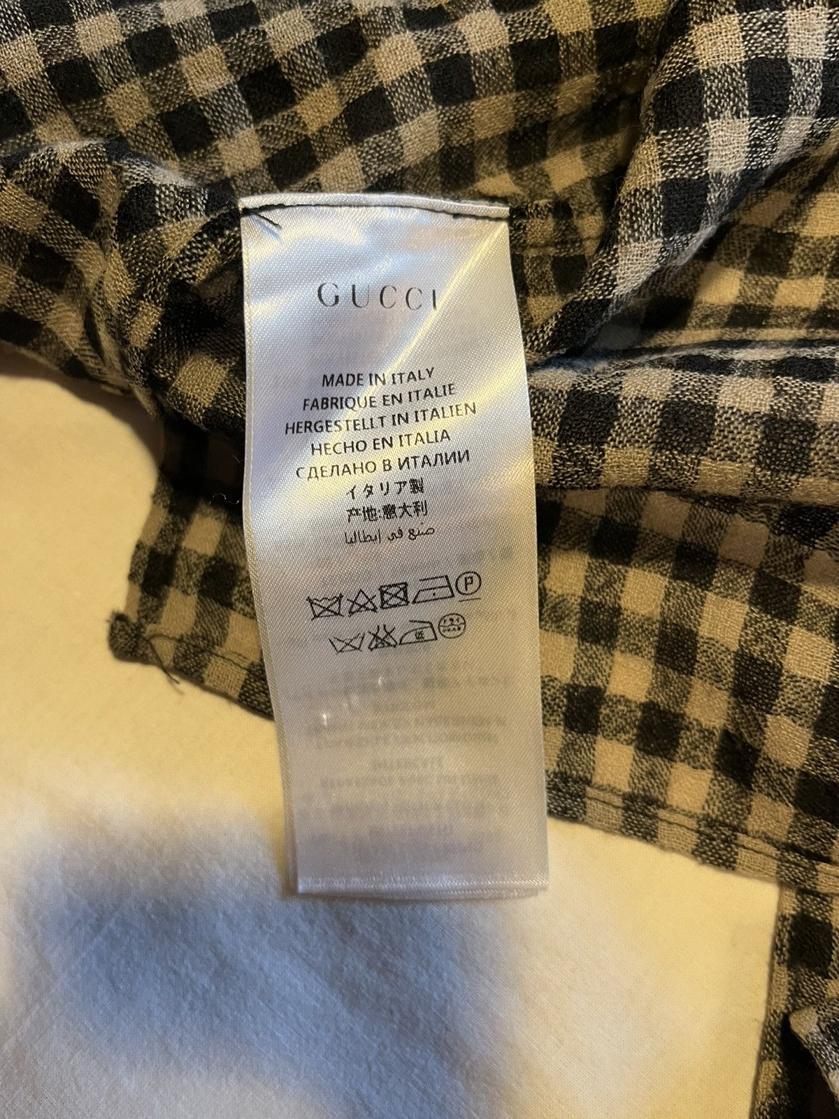 Gucci Gucci Cambridge wool shirt. Size US S / EU 44-46 / 1 - 8 Thumbnail