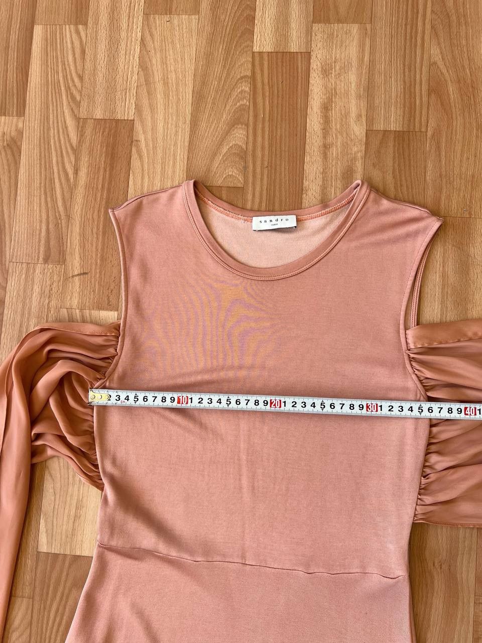 Sandro SANDRO PARIS PINK TRUDY BLUSH SLEEVELESS LUXURY DRESS SIZE 2 Size M / US 6-8 / IT 42-44 - 22 Thumbnail