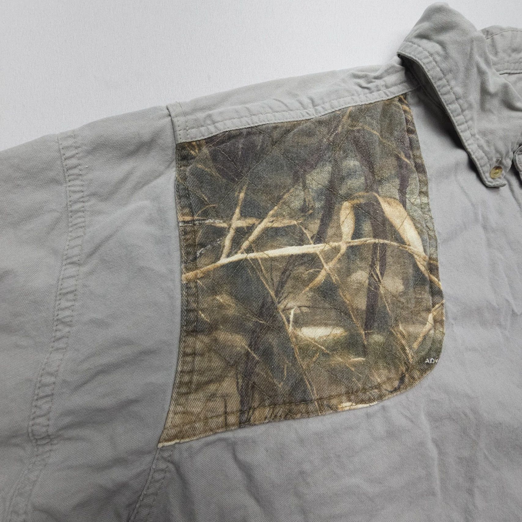 Warehouse Sportsmans Warehouse Canvas Shooting Shirt Mens XL Camouflage Accents Button-Up Outdoor Size US XL / EU 56 / 4 - 7 Thumbnail