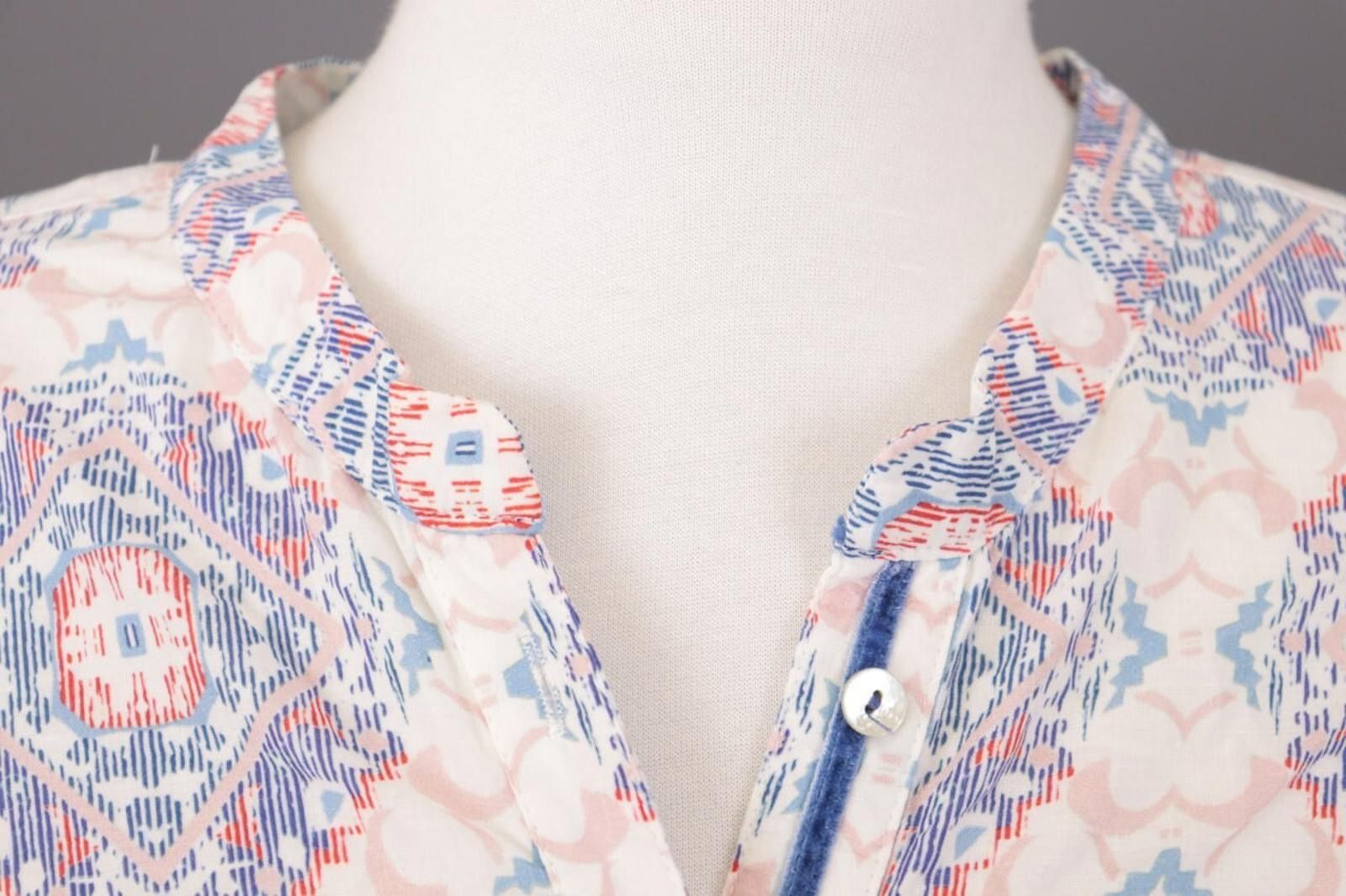 Designer Emily Van Den Bergh Multicolor Printed Blouse Shirt Size 40 Size M / US 6-8 / IT 42-44 - 5 Thumbnail