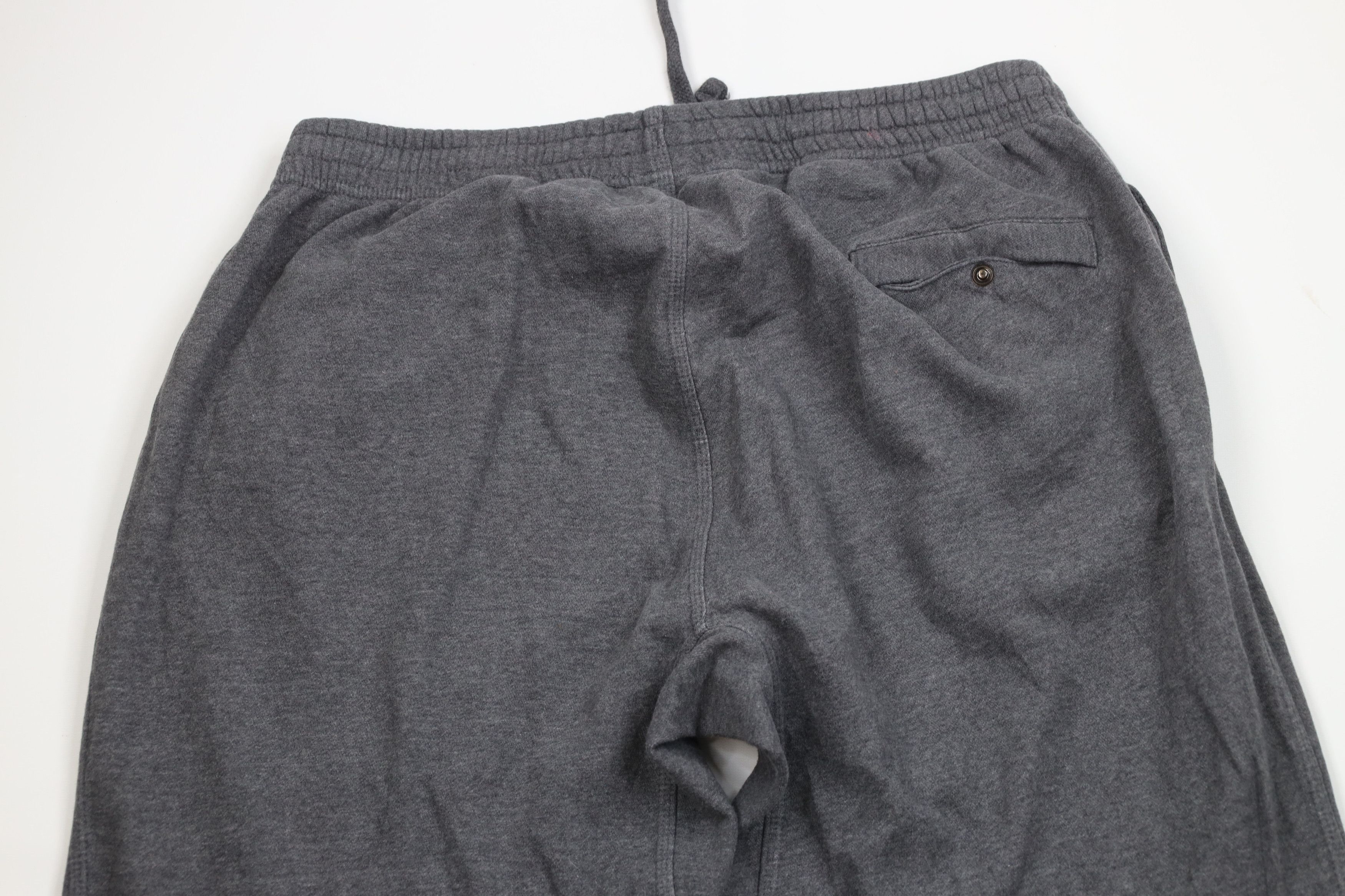 Nike Vintage Y2K Nike Scott Mini Swoosh Wide Leg Sweatpants Gray Size US 38 / EU 54 - 10 Thumbnail