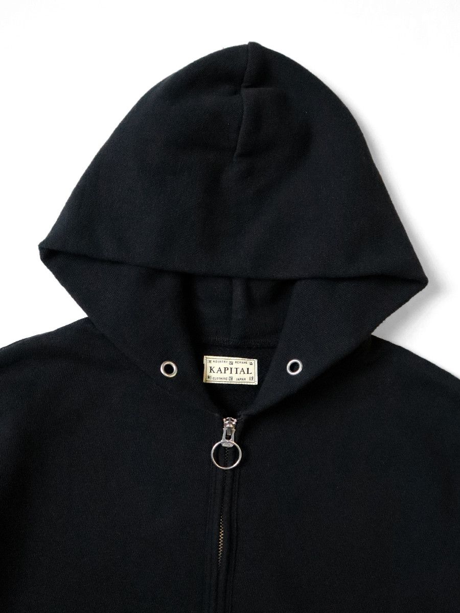 Kapital KAPITAL GYM Hoodie PECKISH RAINBOWY black full zip new Size US M / EU 48-50 / 2 - 5 Thumbnail