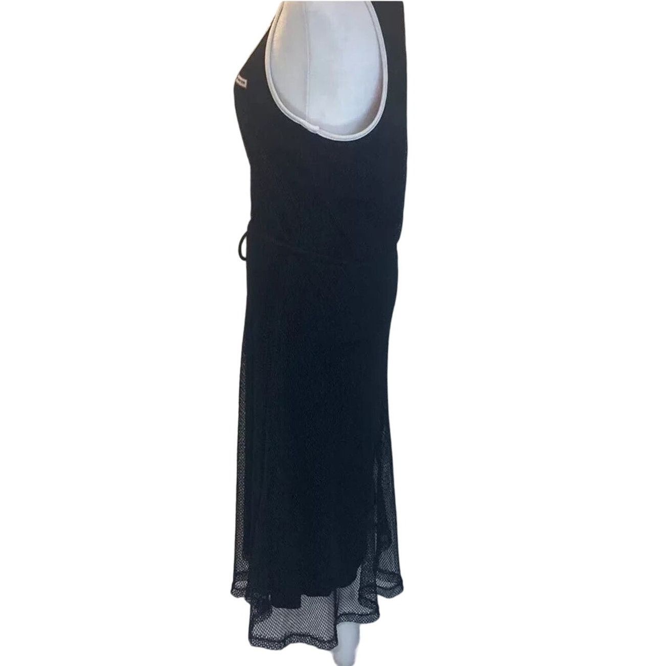 Hunter Hunter Target Black Dress Sleeveless Mesh Drawstring Belt Size M / US 6-8 / IT 42-44 - 5 Thumbnail