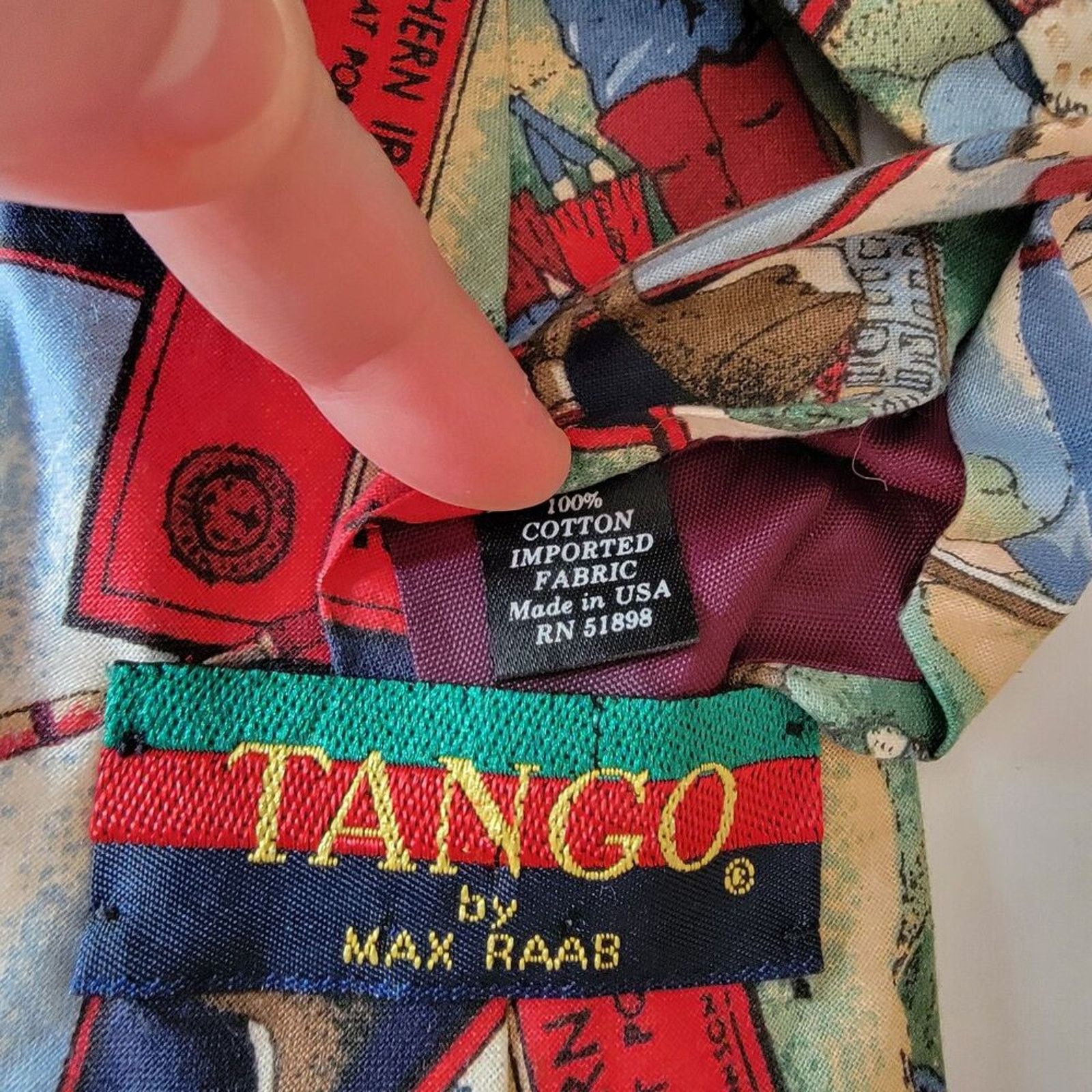 Other Tango By Max Raab Tie "Golf In Northern Ireland" Size ONE SIZE - 4 Thumbnail