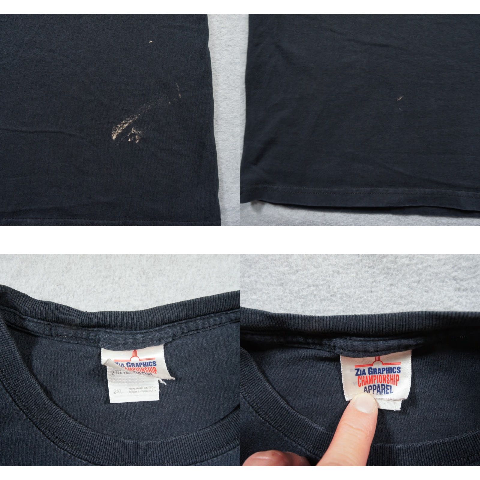 Vintage VINTAGE Nike Shirt Mens 2XL XXL Black Graphic Tee Quote Humor Funny Y2K Size US XXL / EU 58 / 5 - 8 Thumbnail