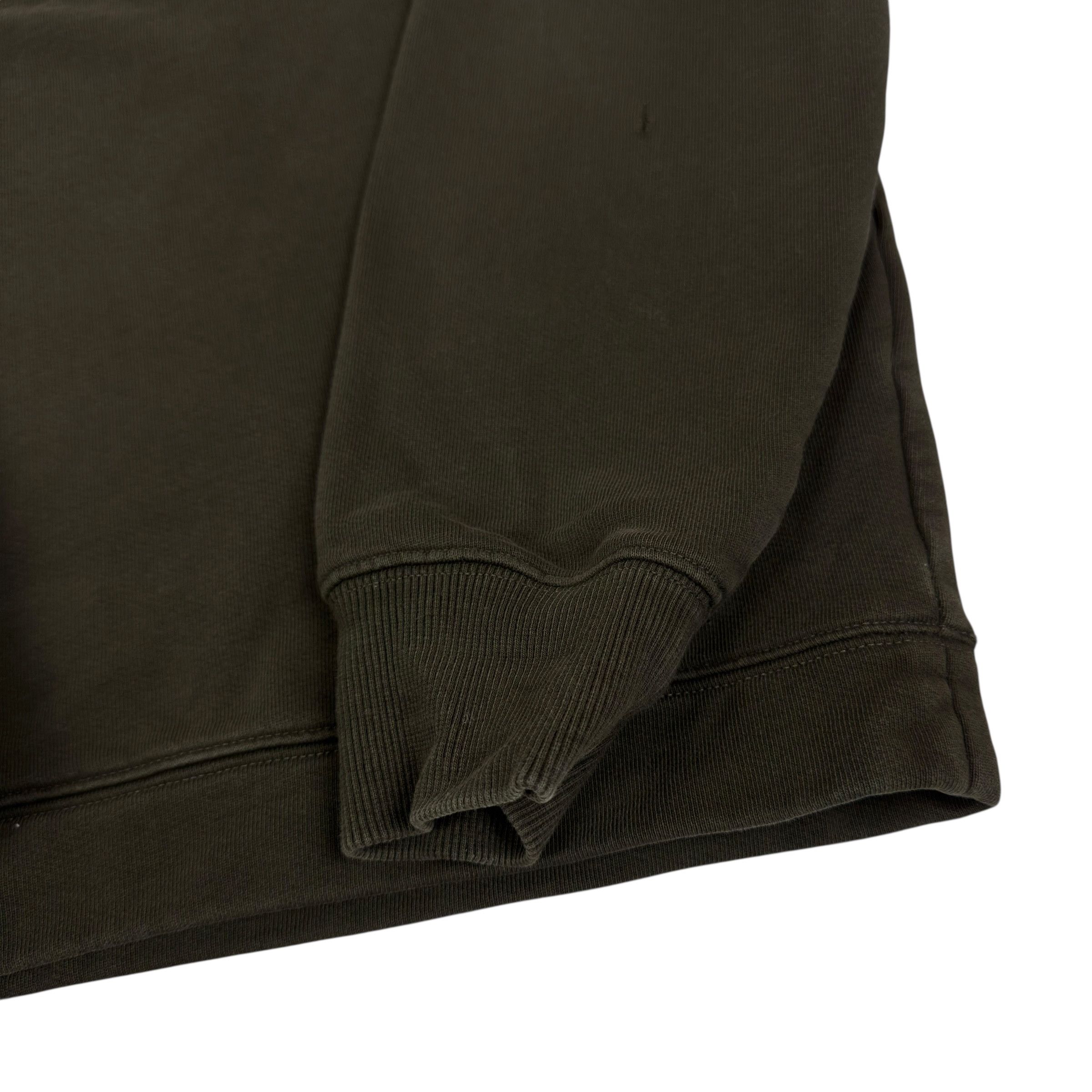 C.P. Company × Japanese Brand C.P. Company Men Olive Green Cotton Centre Logo Sweatshirt S Size US S / EU 44-46 / 1 - 6 Thumbnail