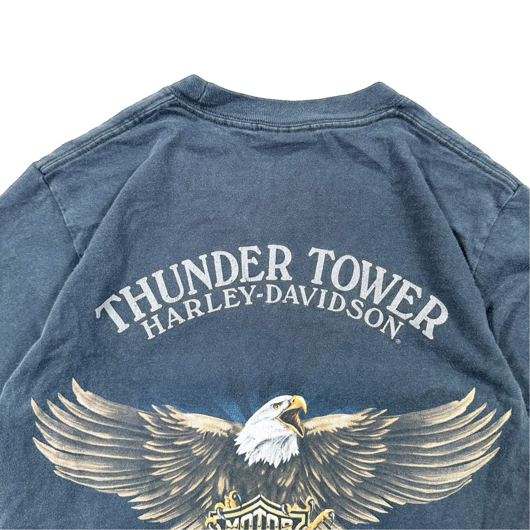 Vintage Vintage Harley Davidson When the Road Calls Graphic T Shirt Size US S / EU 44-46 / 1 - 5 Thumbnail