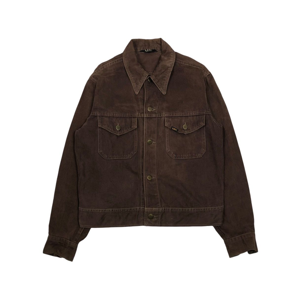 Lee 🔥VINTAGE TRUCKER BIKER JACKET LEE MADE IN USA UNION MADE Size US M / EU 48-50 / 2 - 1 Thumbnail