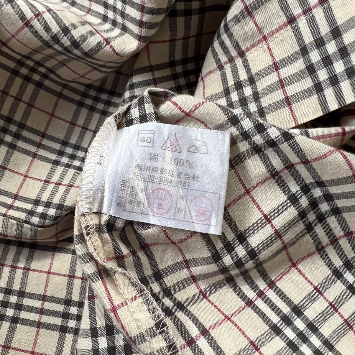 Burberry Vintage Burberry London Nova Check Button up Shirt Size L / US 10 / IT 46 - 6 Thumbnail