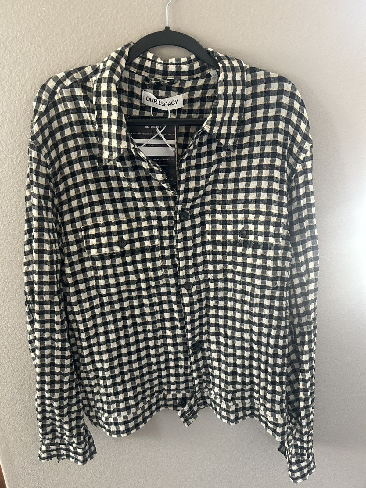Our Legacy Our Legacy Coach Shirt Wyoming Check Size US XL / EU 56 / 4 - 2 Thumbnail