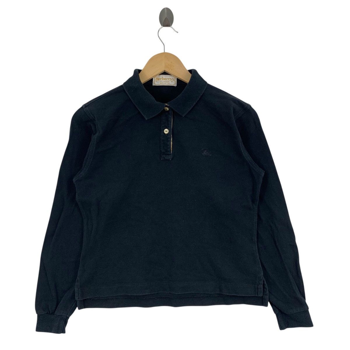 Burberry Vintage 90s BURBERRY OF LONDON Embroidered Collar Tshirt Size XL / US 12-14 / IT 48-50 - 1 Thumbnail