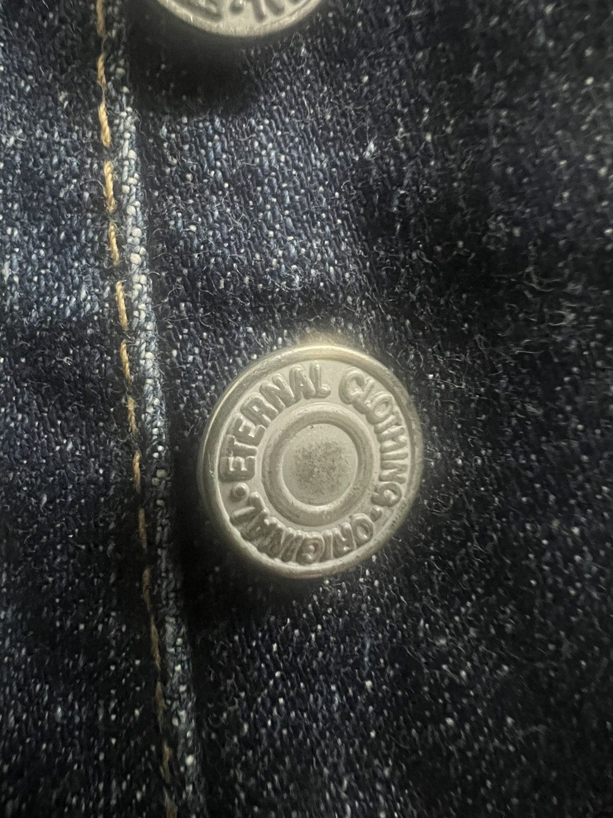 Eternal × Vintage ETERNAL JAPAN DENIM BUTTON FLY JEANS DISTRESSED Size US 32 / EU 48 - 9 Thumbnail