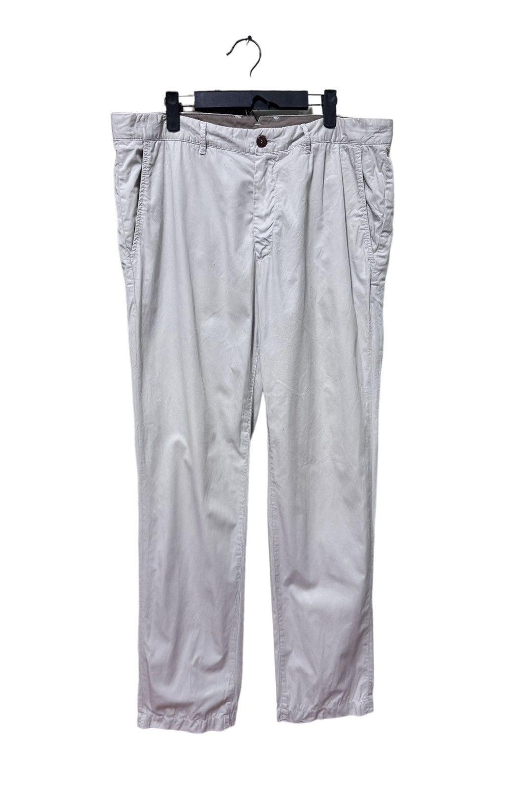 image of C P Company x Massimo Osti Authenticc.p Company Casual Cotton Pants in White, Men's (Size 38)