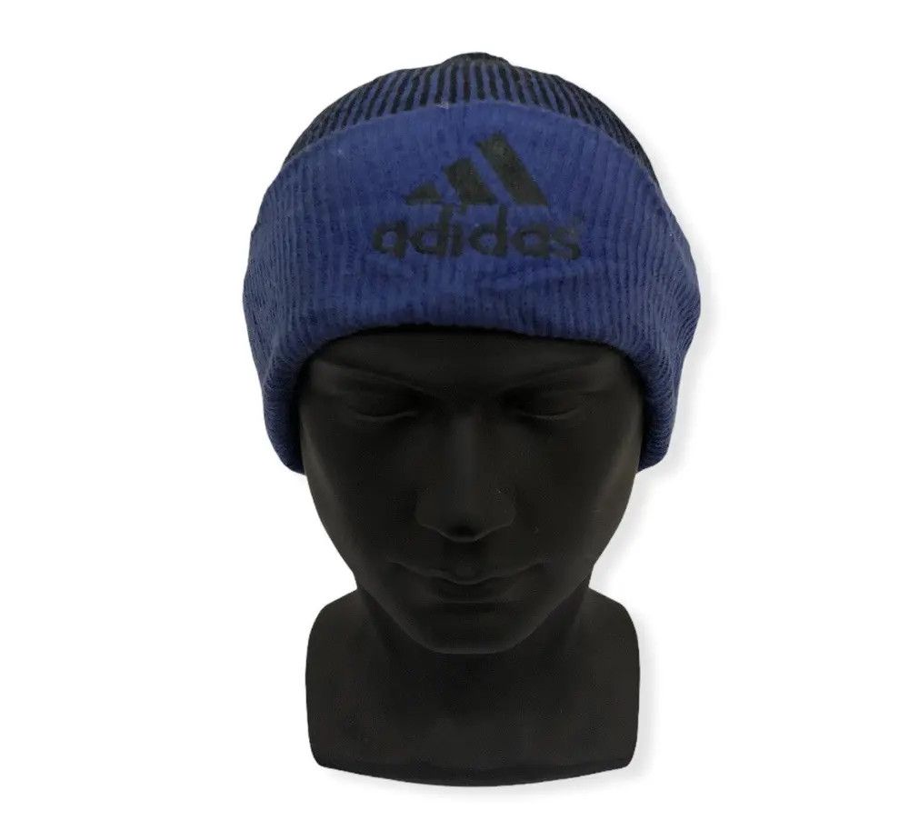Adidas Vintage Adidas Big Logo beanie Size ONE SIZE - 1 Thumbnail