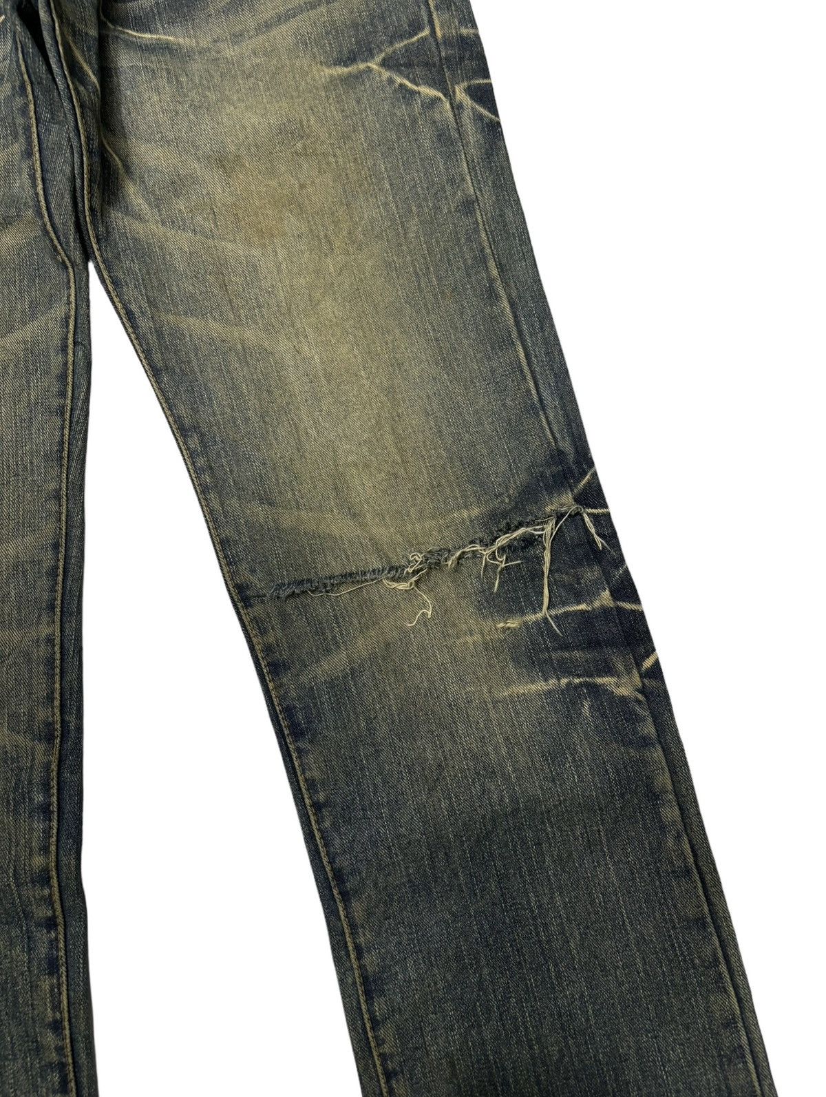 Hysteric Glamour × If Six Was Nine × Japanese Brand ROOT THREE STYLE DISTRESSED PUNK STYLE DENIM PANTS JEANS Size US 32 / EU 48 - 9 Thumbnail