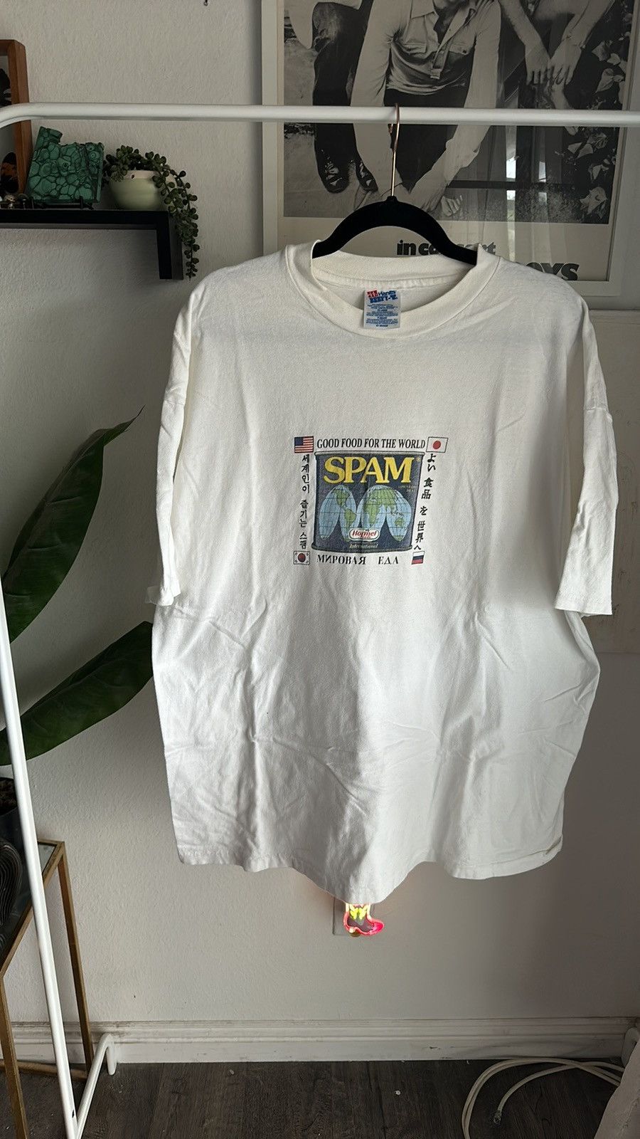 Vintage single stitch SPAM “good food for the world” tshirt