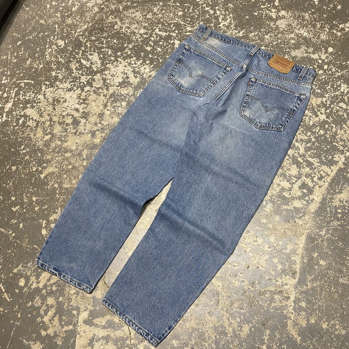 Levi's × Vintage Vintage Levi’s 550 Relaxed Fit Blue Denim Jeans USA 90s Size US 36 / EU 52 - 2 Thumbnail