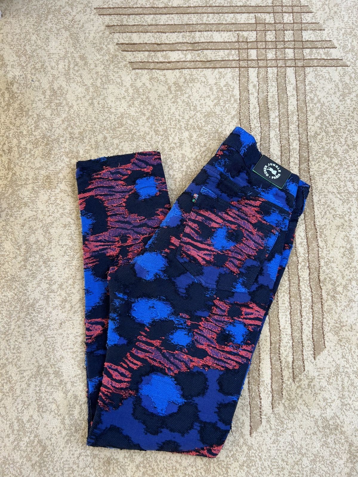 H&M × Kenzo Kenzo H&M Patchwork Jungle Denim Jeans Size US 32 / EU 48 - 1 Thumbnail