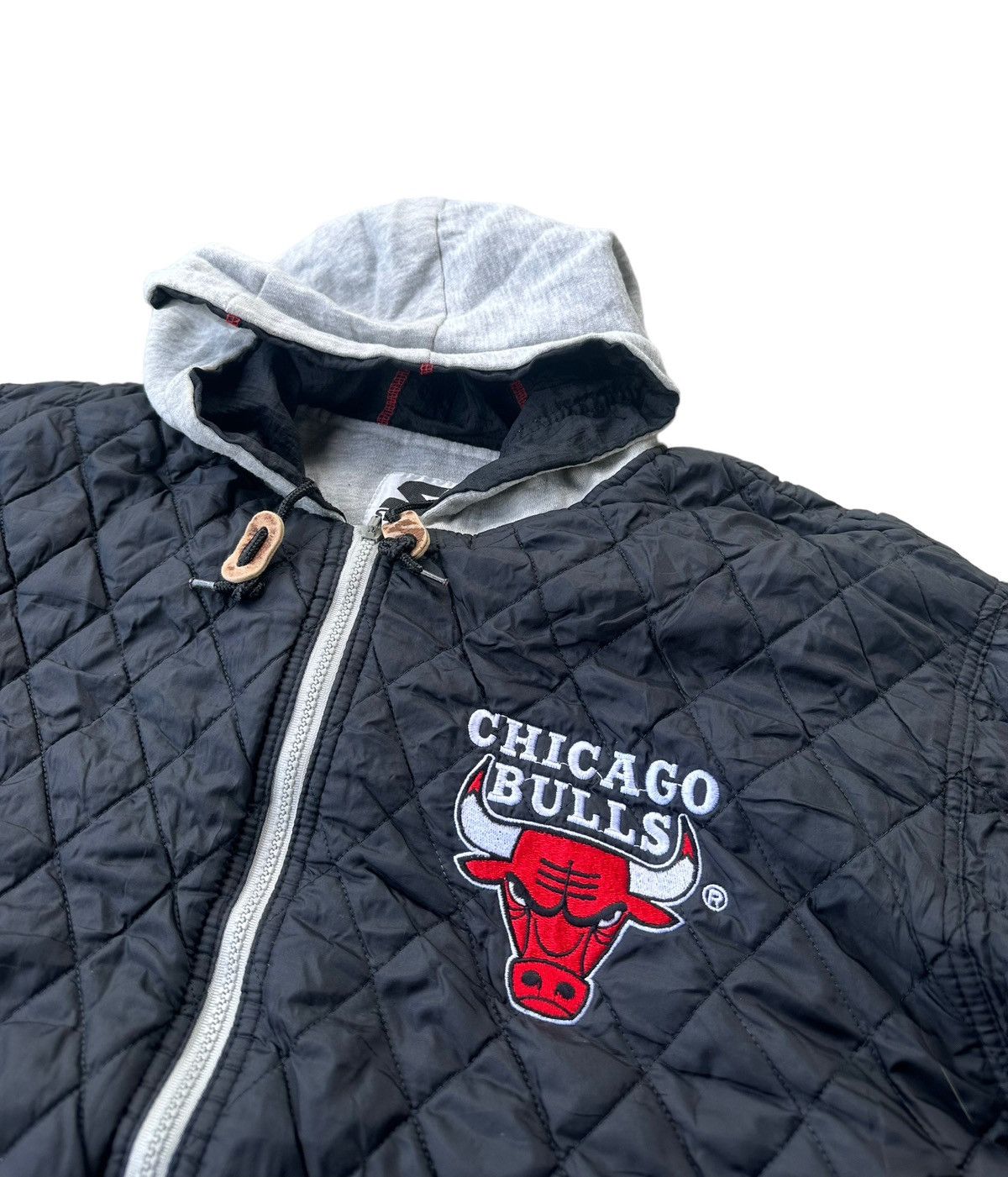 NBA × Starter Vintage NBA Chicago bulls starter reversible jacket hoodie Size US M / EU 48-50 / 2 - 3 Thumbnail
