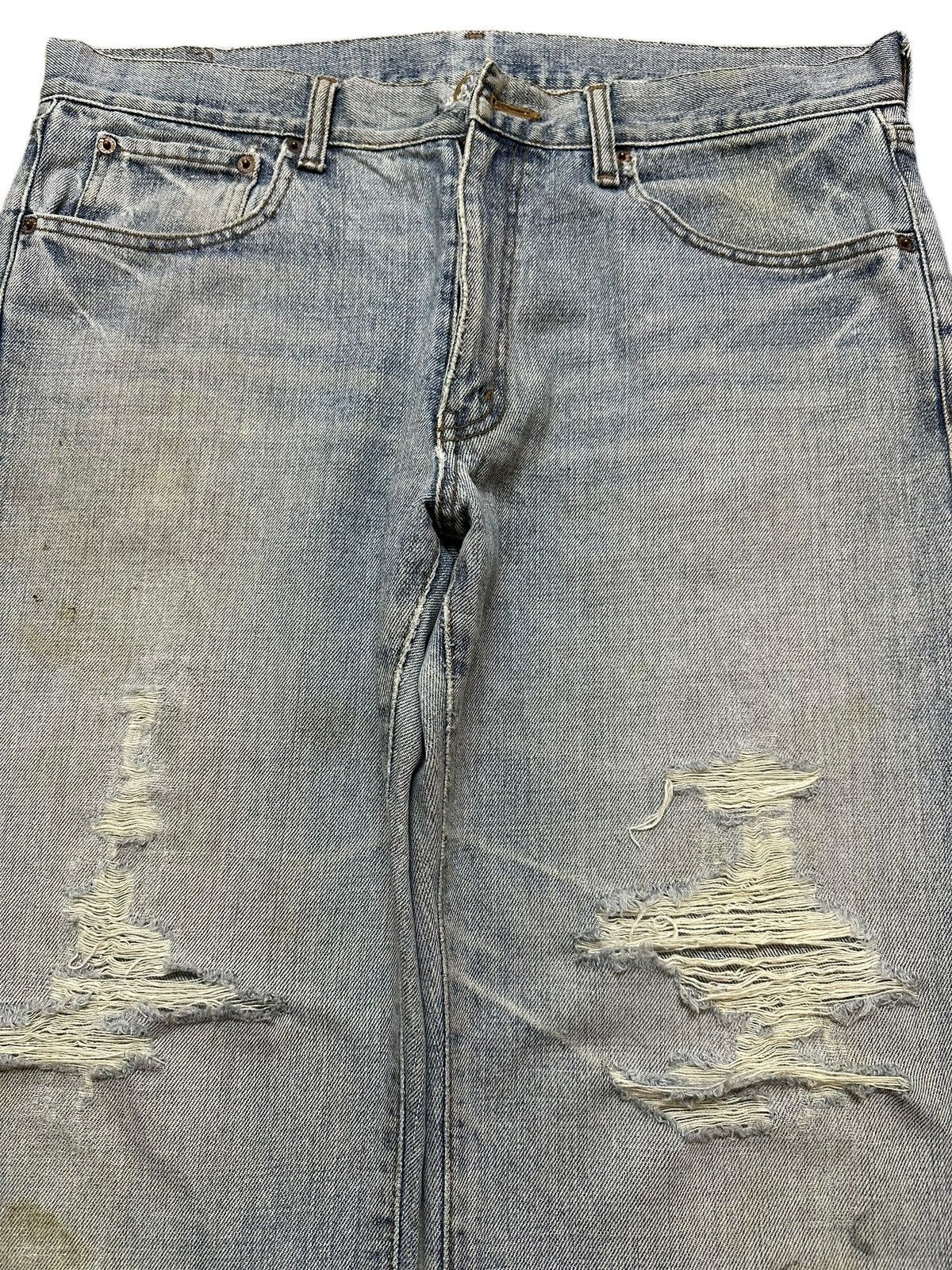 Japanese Brand Vintage Japanese Brand Faded Wash Distressed Baggy Jeans Size US 34 / EU 50 - 3 Thumbnail