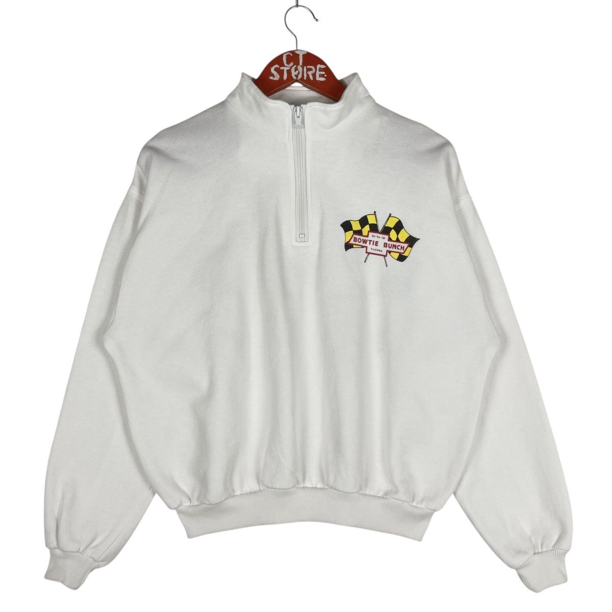 Vintage Vintage 90s Bowtie Bunch Sweatshirt Size M Size M / US 6-8 / IT 42-44 - 2 Thumbnail