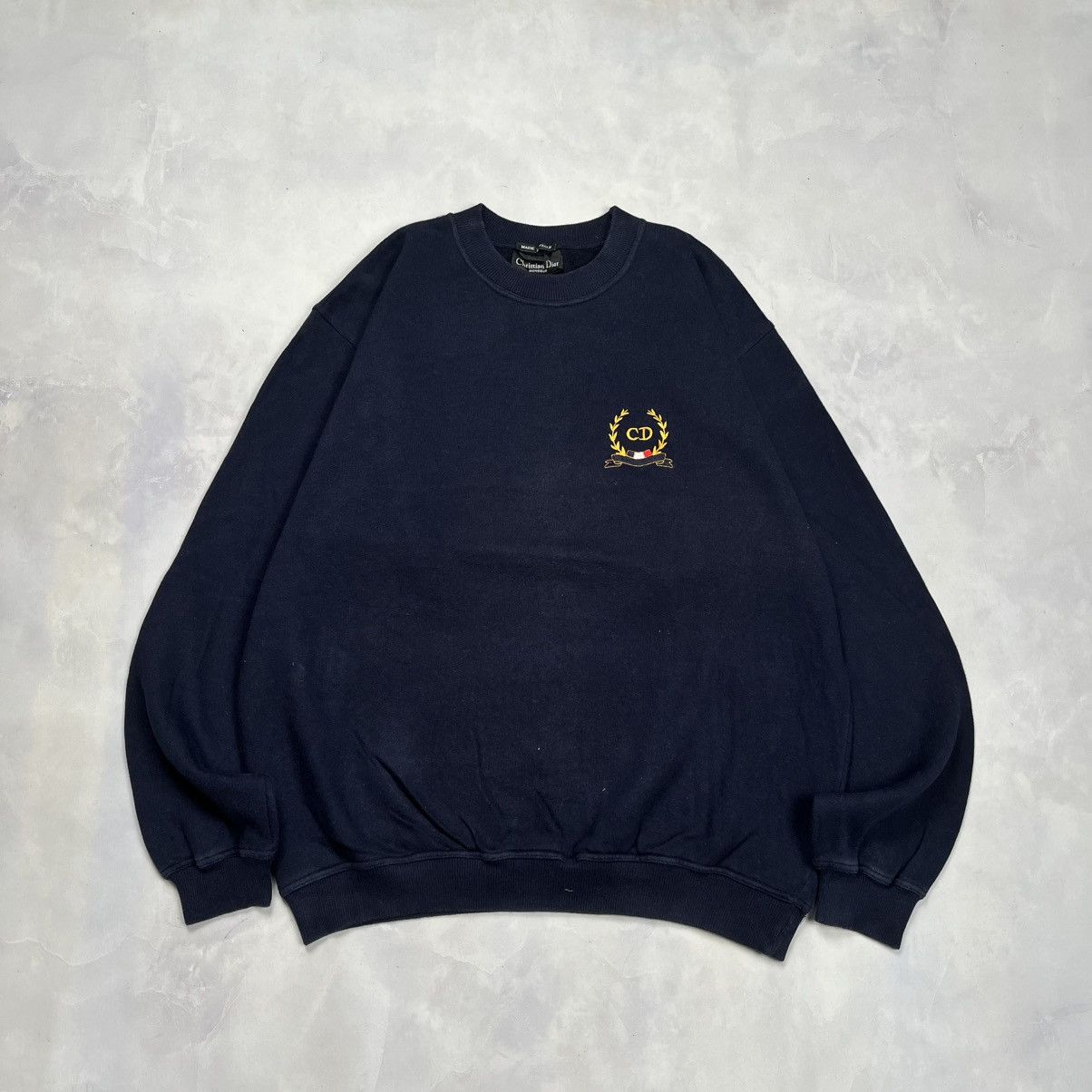 Christian Dior Monsieur Vtg Christian Dior Small Logo Seweater Size US L / EU 52-54 / 3 - 1 Thumbnail