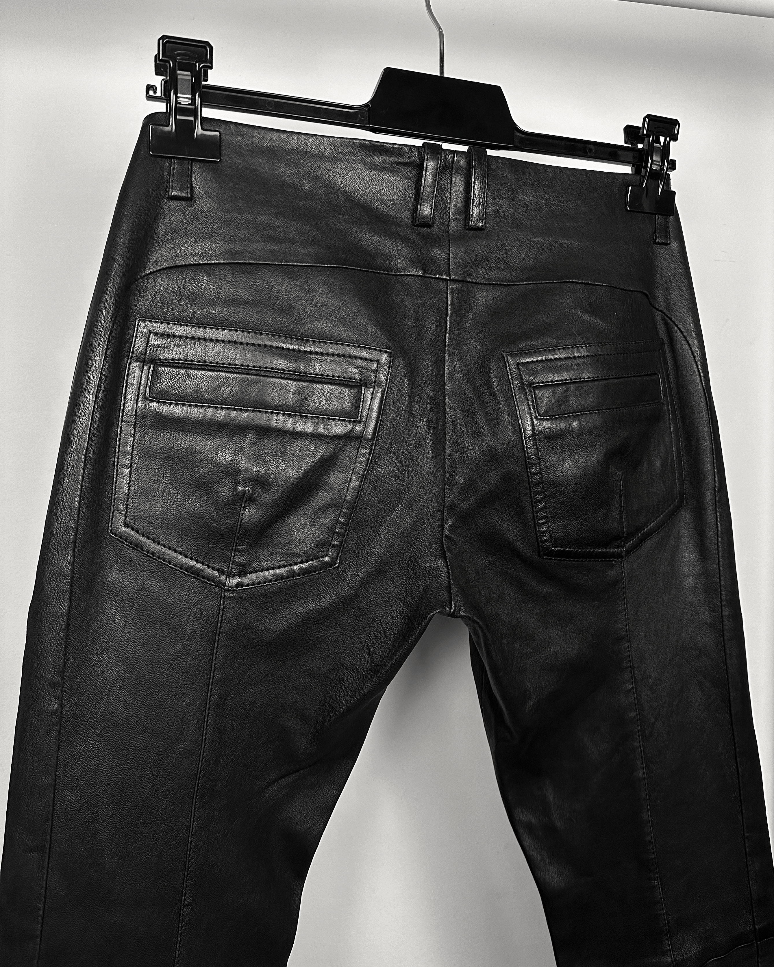 Balmain Balmain Christophe Decarnin Leather Biker Pants Size US 28 / EU 44 - 8 Thumbnail