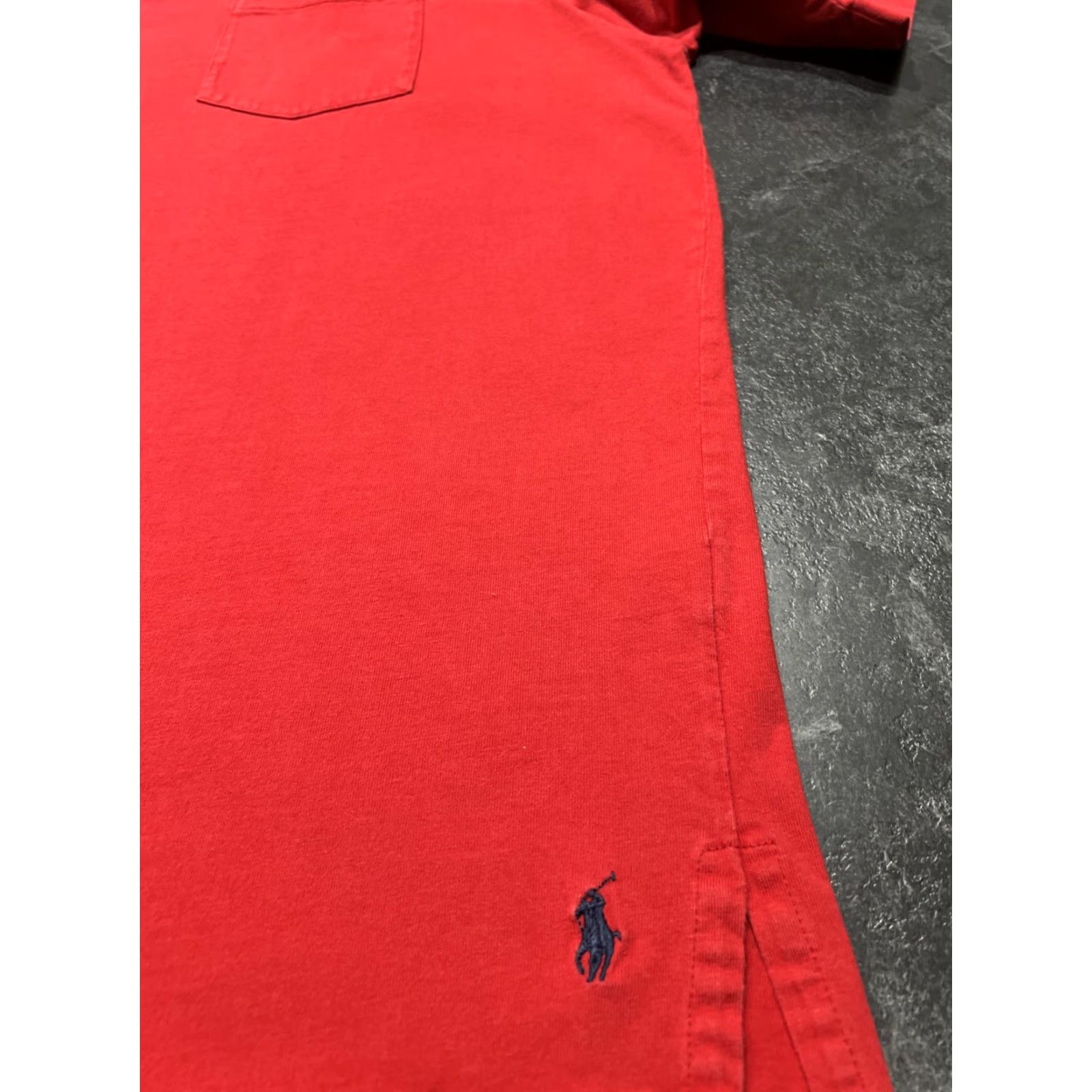 Polo Ralph Lauren VINTAGE Polo Ralph Lauren Polo Shirt Men XXL Red Cotton Short Sleeve Logo Casual Size US XXL / EU 58 / 5 - 3 Thumbnail