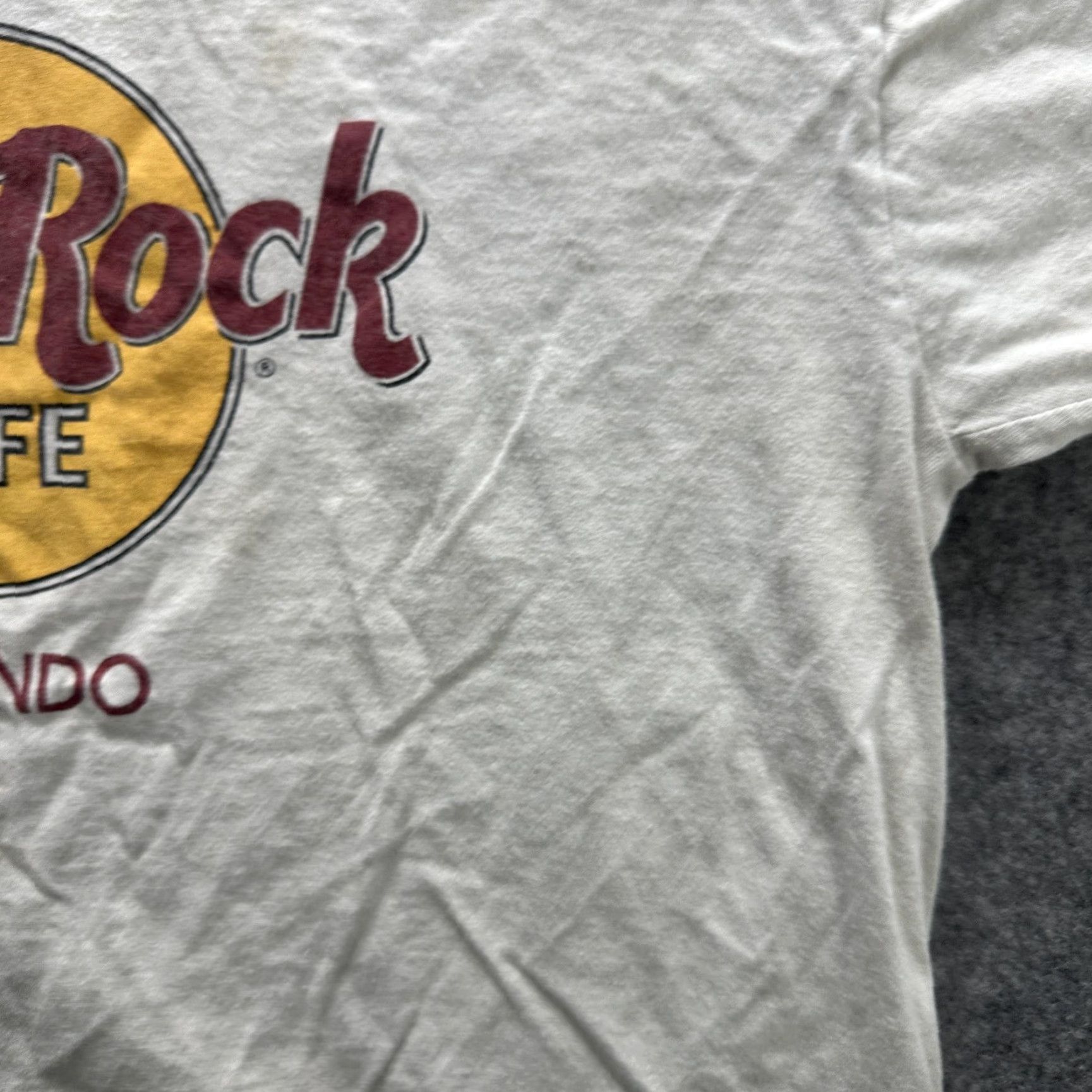 Hard Rock Cafe VINTAGE Hard Rock Cafe Orlando Shirt Mens L White Graphic 90s Size US L / EU 52-54 / 3 - 6 Thumbnail