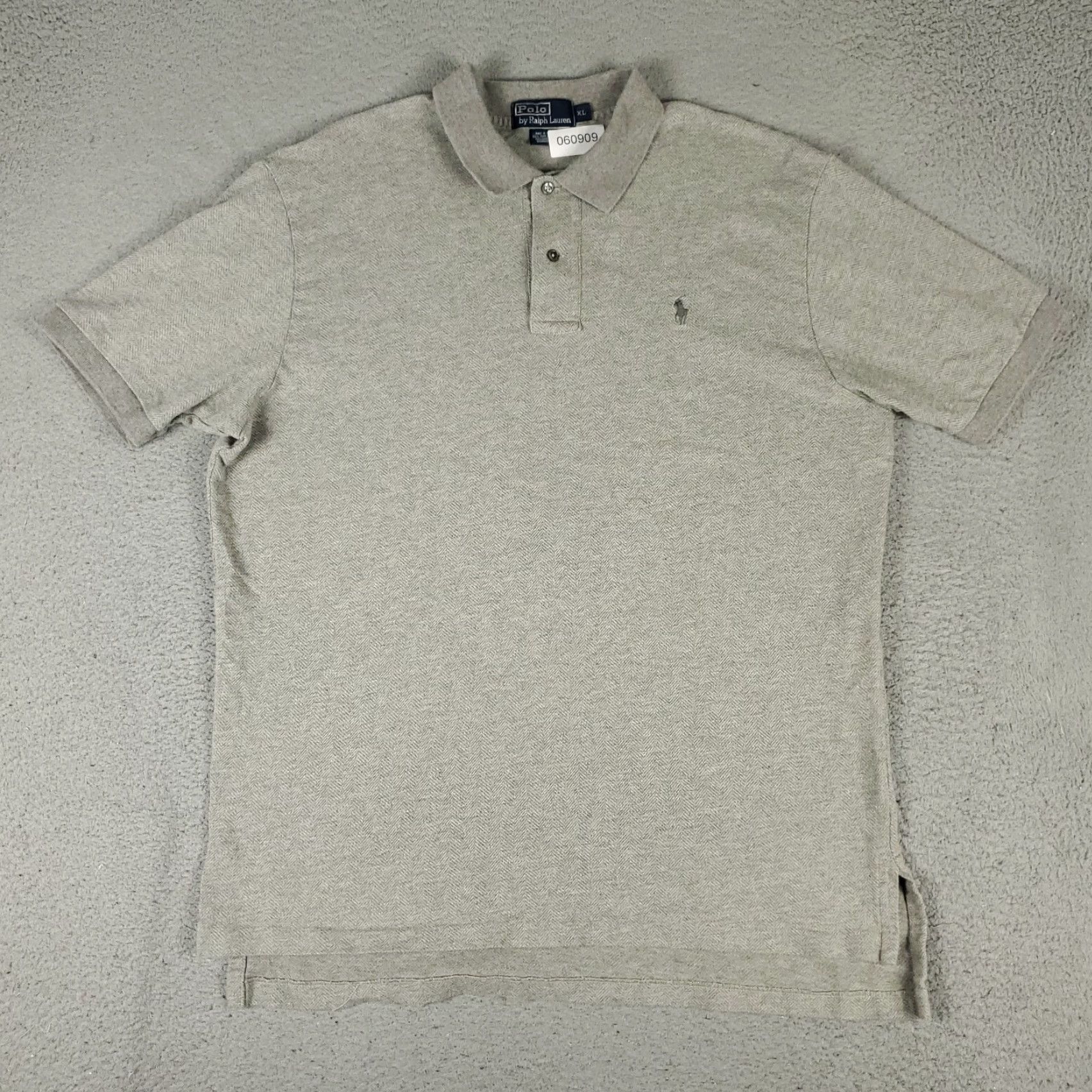 Ralph Lauren VINTAGE Ralph Lauren Polo Shirt Mens XL Gray Classic Casual Short Sleeve Mens Size US XL / EU 56 / 4 - 3 Thumbnail
