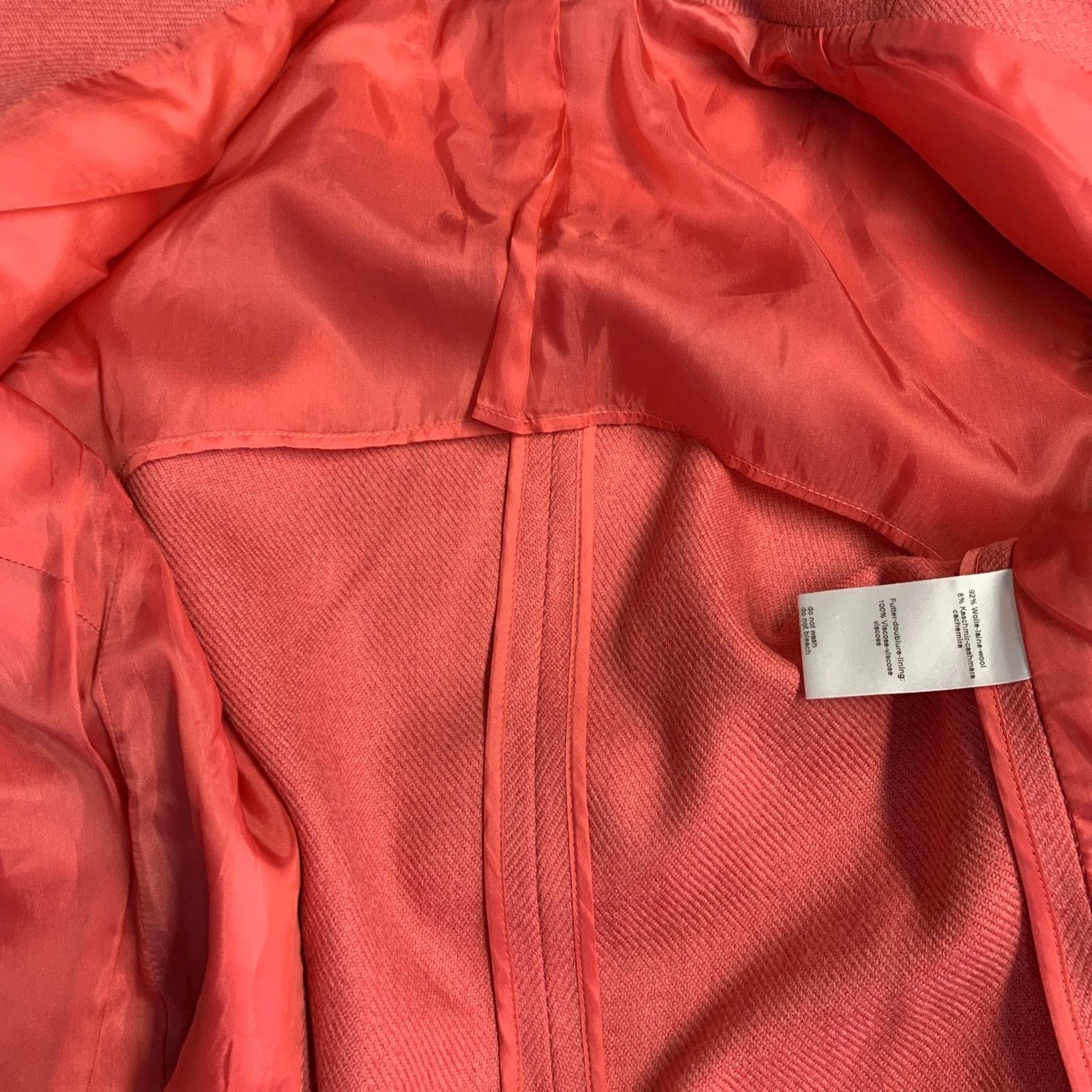 Akris AKRIS PUNTO Pink Wool Cashmere Twill Cinched Jacket Blazer Size M / US 6-8 / IT 42-44 - 8 Thumbnail