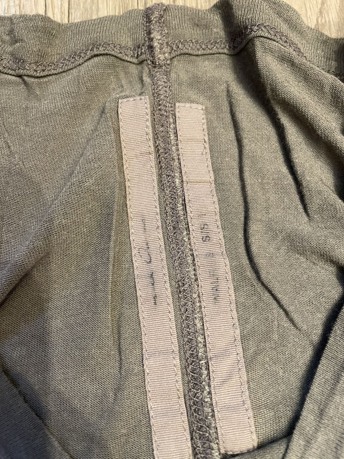 Rick Owens Drkshdw Rick Owens Under Layer Long Sleeve Tee (Gray) Size US XL / EU 56 / 4 - 2 Thumbnail
