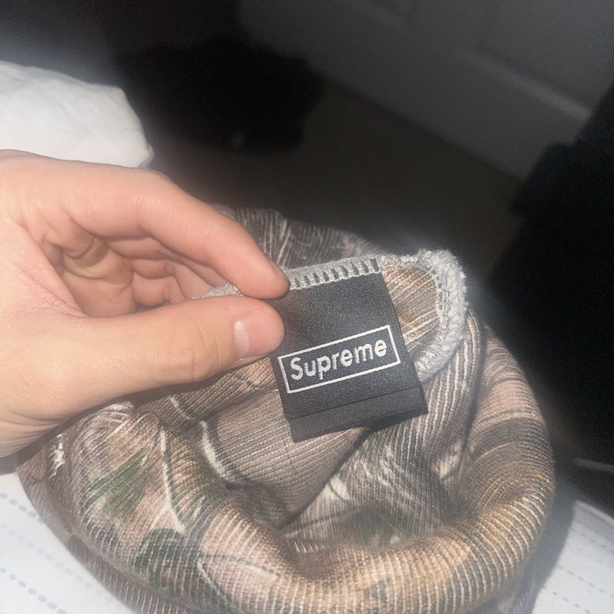 New Era × Supreme Supreme BOGO Camo Beanie Size ONE SIZE - 7 Thumbnail