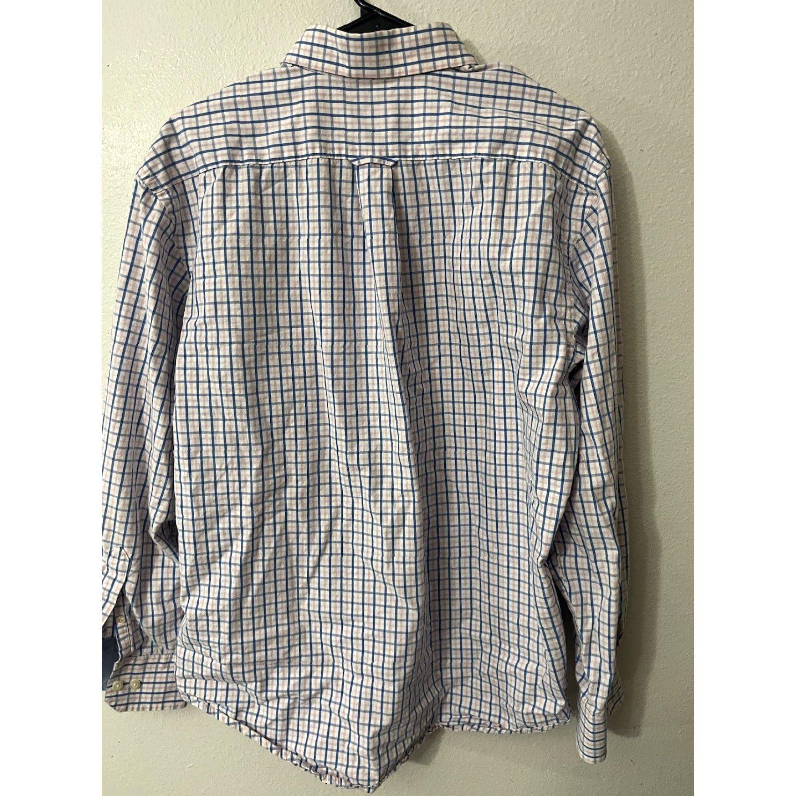 Izod IZOD Shirt Mens Large Blue & Pink Plaid Long Sleeve Button Up Chest Pocket Collared Casual Button-Up Pocketed (L) Multicolor Size US L / EU 52-54 / 3 - 3 Thumbnail