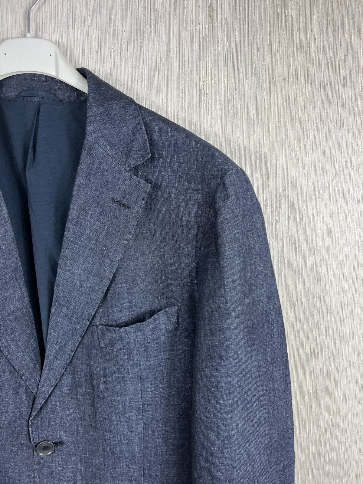 Designer × Hugo Boss Hugo Boss Solbiati 100% linen blazer jacket Ferner Jacobsen Size US S / EU 44-46 / 1 - 3 Thumbnail