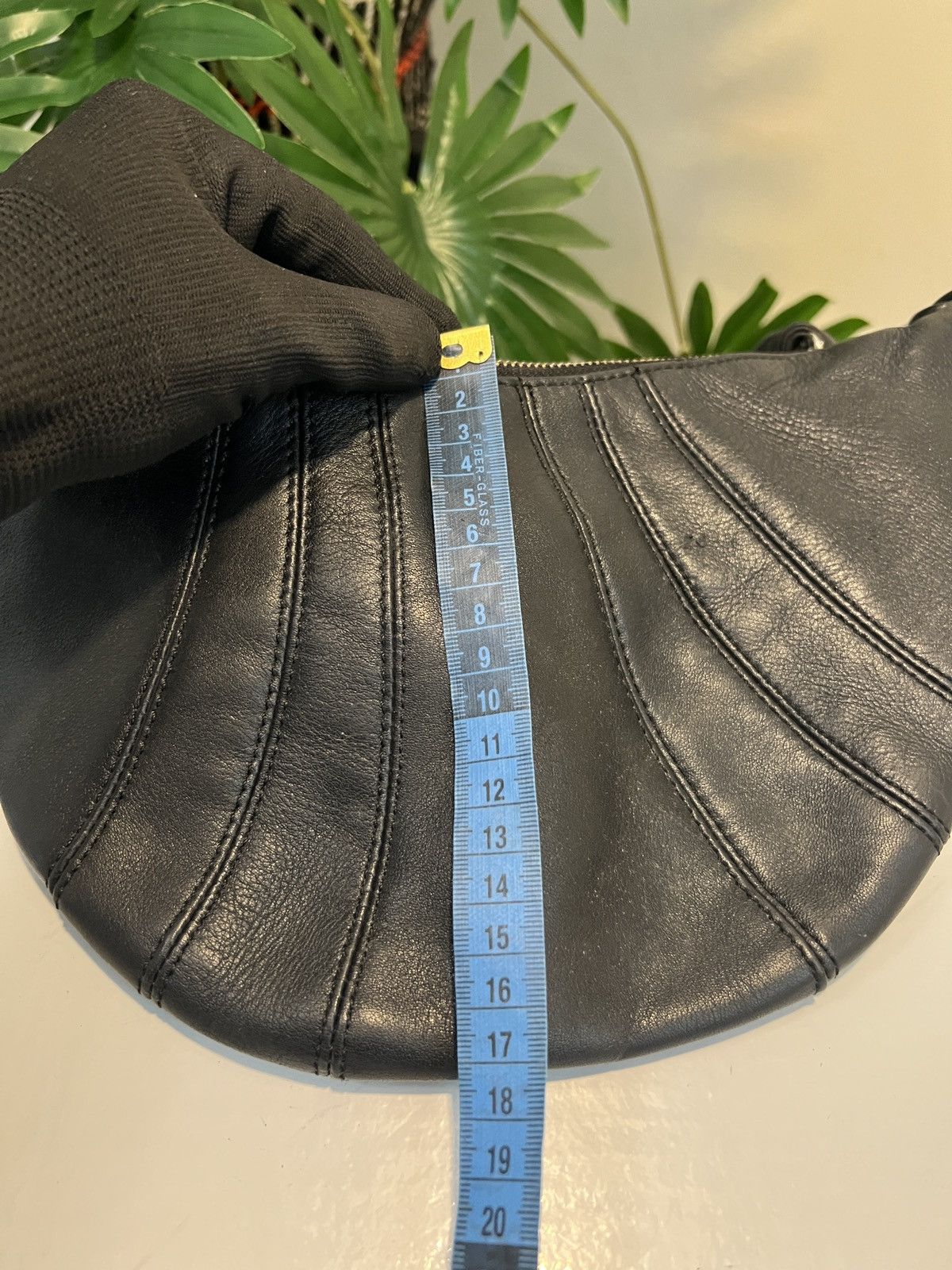 Lemaire LEMAIRE Croissant Medium Nappa Leather Black Shoulder Bag Size ONE SIZE - 9 Thumbnail