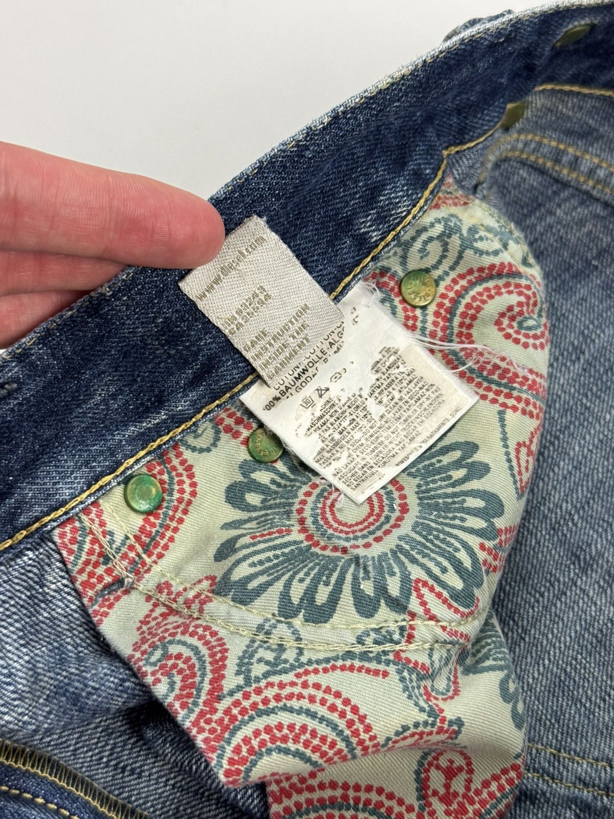 Diesel Y2K Vintage Diesel Riden Washed Denim Women’s Jeans Size 30" / US 8 / IT 44 - 10 Thumbnail