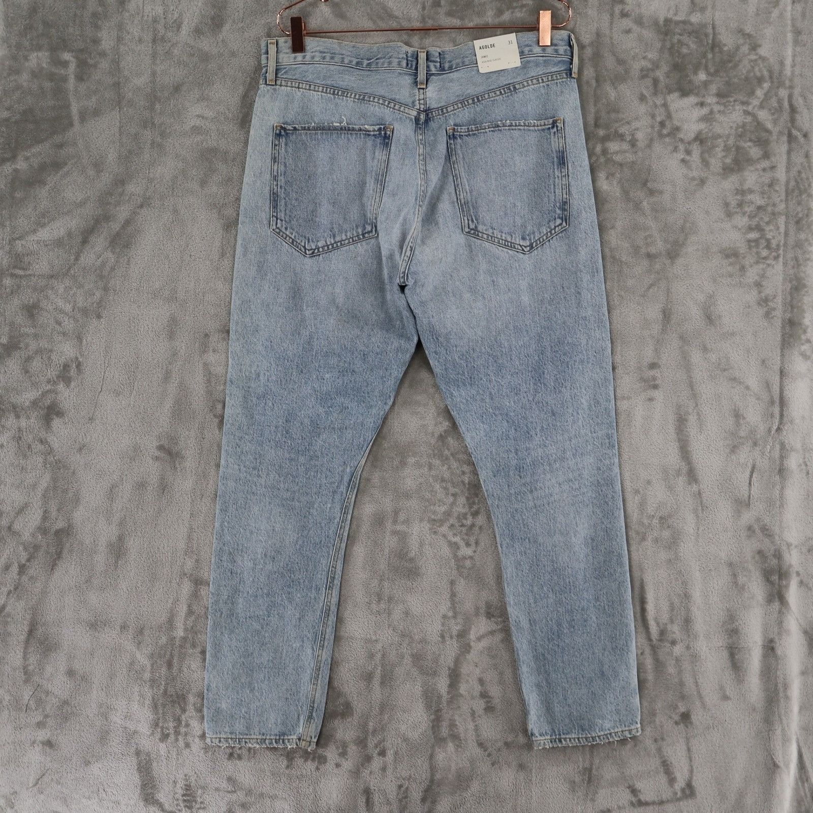Agolde AGOLDE Jamie High Rise Jeans Shakedown Womens 31 Distressed Size 31" - 8 Thumbnail