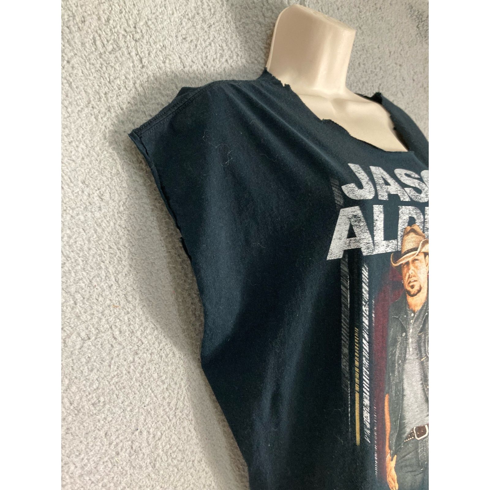 Band Tees Jason Aldean Six String Circus Womens 2XL Black T-Shirt Size XXL / US 16-18 / IT 52-54 - 9 Thumbnail