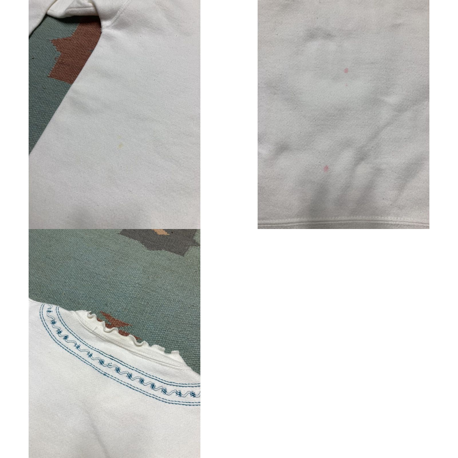 Vintage VINTAGE embroidered sweatshirt Hummingbird bird nature animal 90s XL Sweatshirt Men Embroidered Pullover White 90s Mens XL Size US XL / EU 56 / 4 - 10 Thumbnail