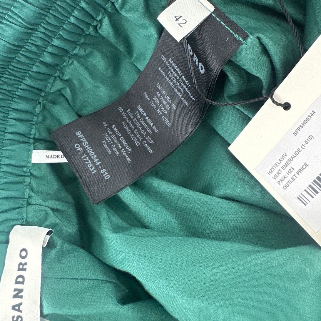 Sandro Sandro Paris Green Telaviv Shorts Size 42 Size 28" / US 6 / IT 42 - 9 Thumbnail