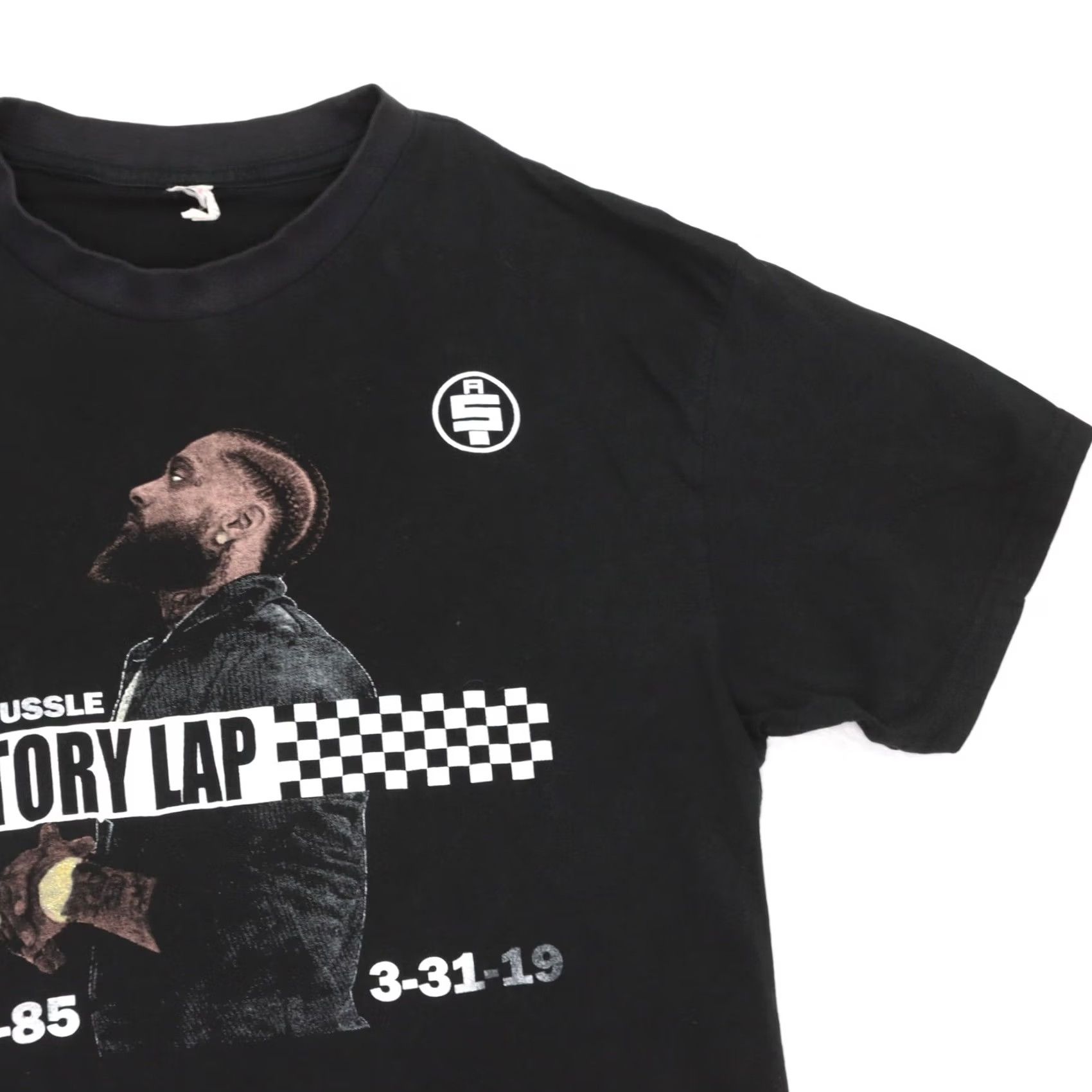 Vintage VINTAGE Nipsey Hussle RIP ONE OF A KIND T-Shirt Adult Victory Lap Sz Large 2 side Print Size US L / EU 52-54 / 3 - 3 Thumbnail