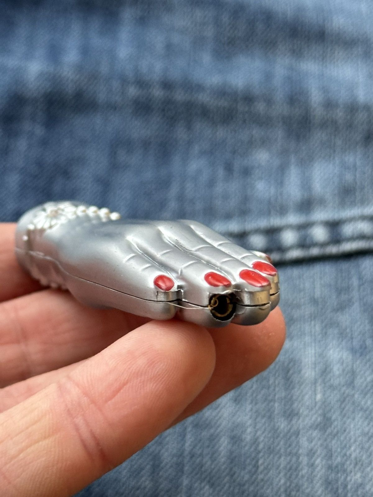 Japanese Brand × Vintage 🤌🔥Vintage 90s Hand Cigar Lighter rare unisex keychain Size ONE SIZE - 5 Thumbnail