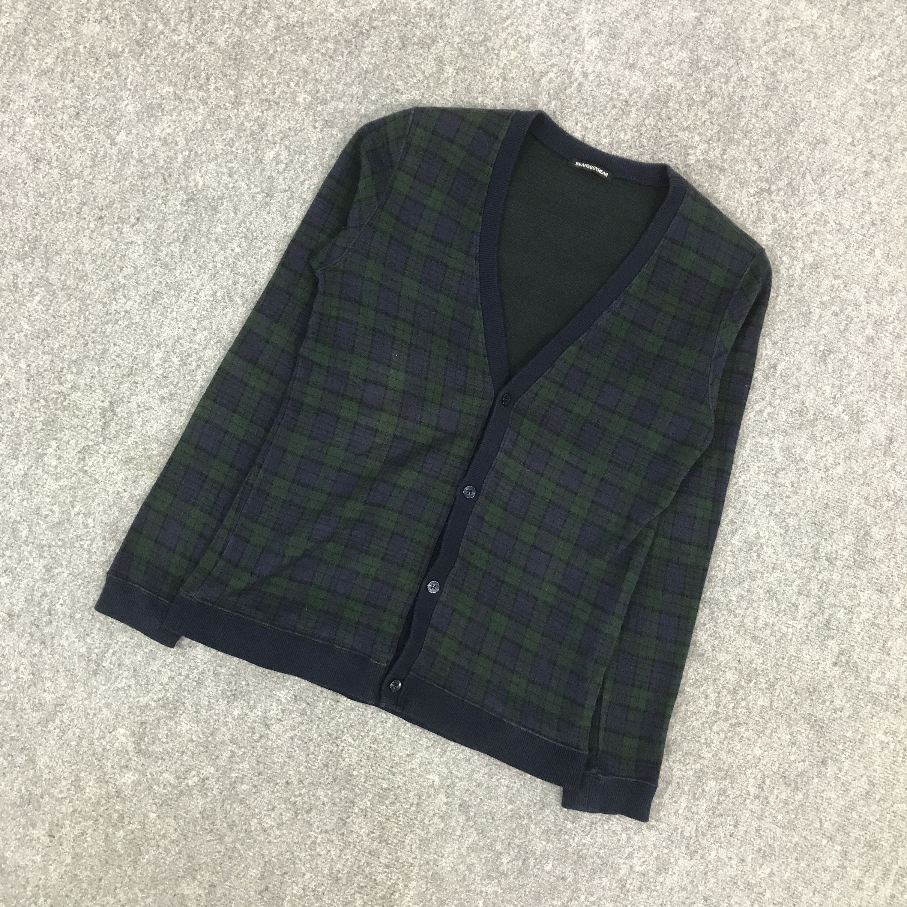 Beams Plus × Japanese Brand BEAMS BOY WEAR FLANNEL CARDIGAN BUTTON JACKET Size US S / EU 44-46 / 1 - 5 Thumbnail