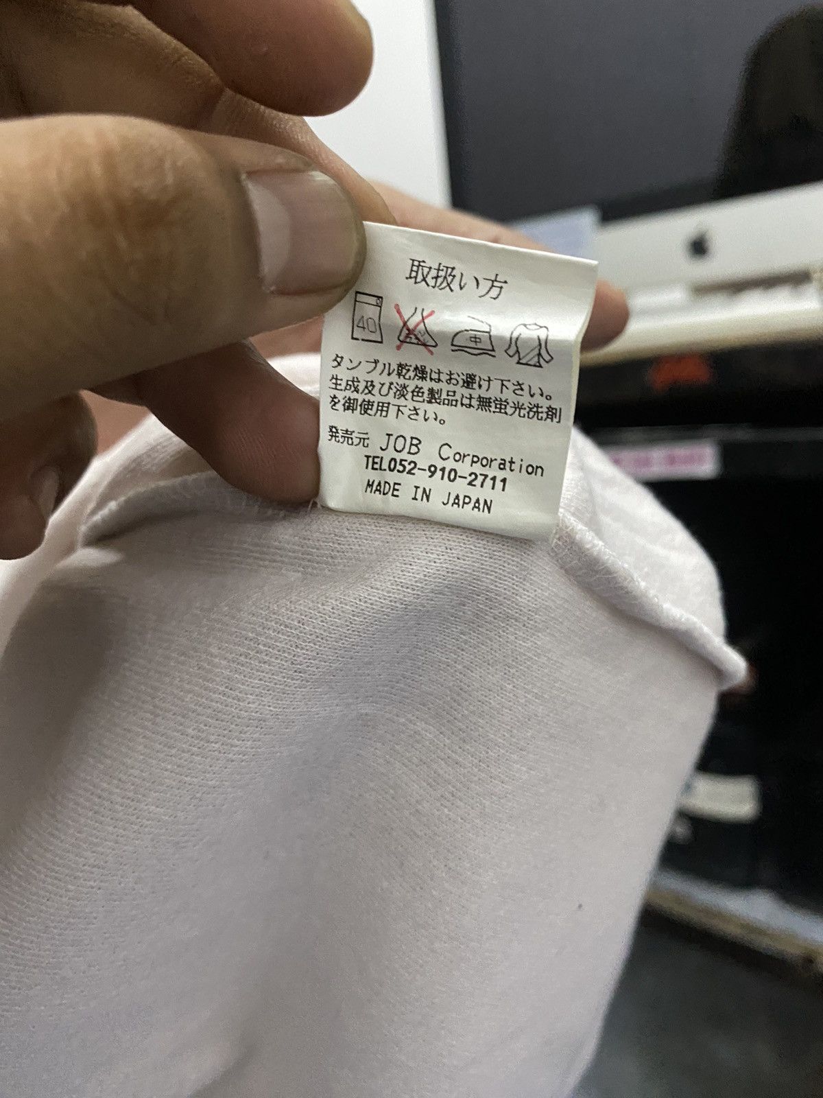 Denime Vintage Denime Double Collar Japanese Brand Tee Size M / US 6-8 / IT 42-44 - 7 Thumbnail